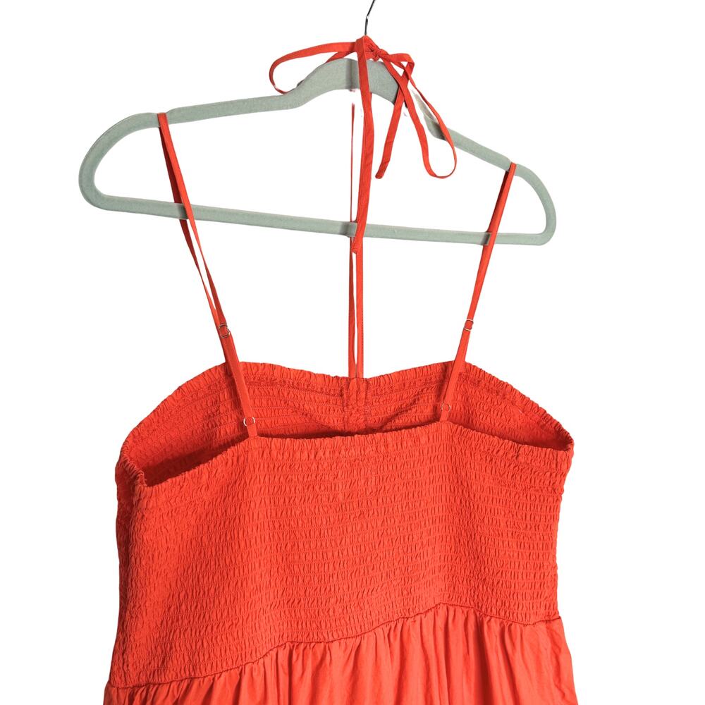 Universal Thread Smocked Cut-Out Maxi Dress XL Sunset Glam Tropical Beach Boho - Picture 8 of 9
